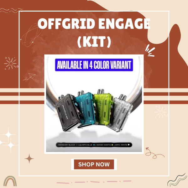 ASDF Offgrid Engage Starter Kit Open Pod System Device