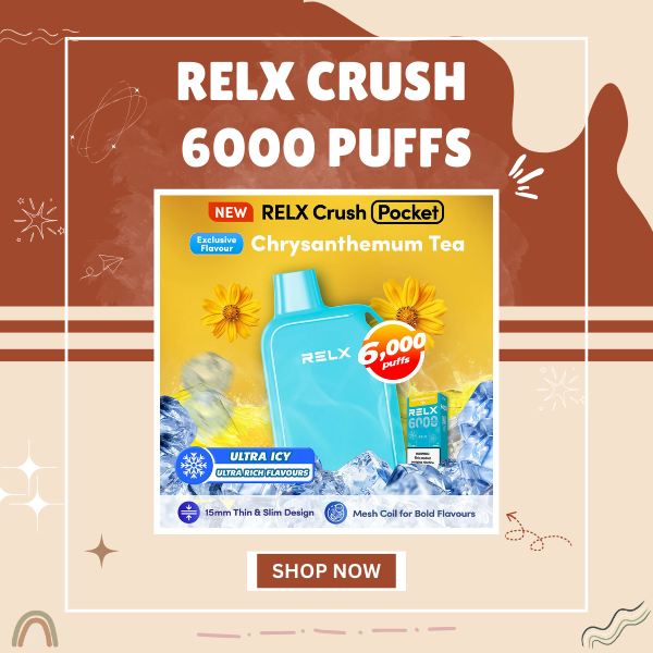 Relx Crush 6000 Puffs