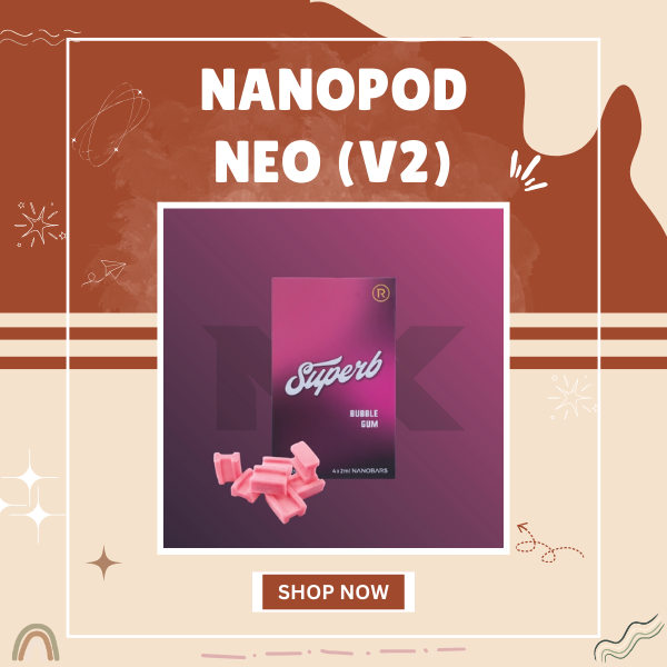 NanoPOD Neo V2 Replacement Cartridge showing magnetic connectors